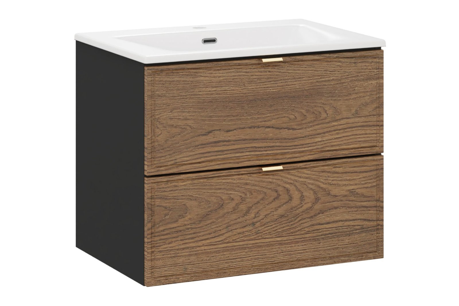 Washbasin cabinet furniture set 60 cm, 2 drawers, Talia Casella