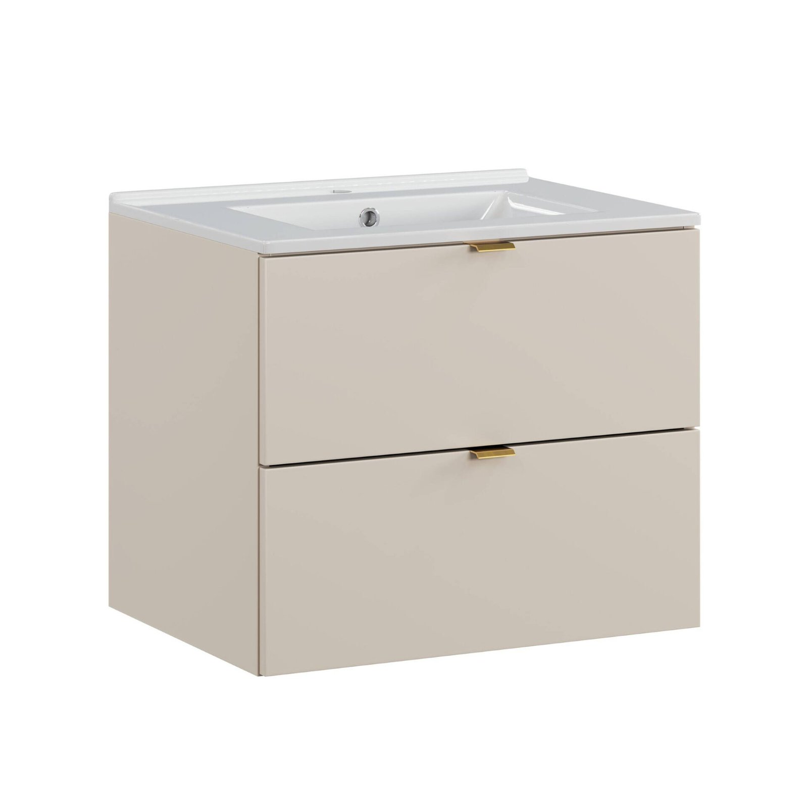 Vanity unit with washbasin, 60 cm, Dalia, cashmere