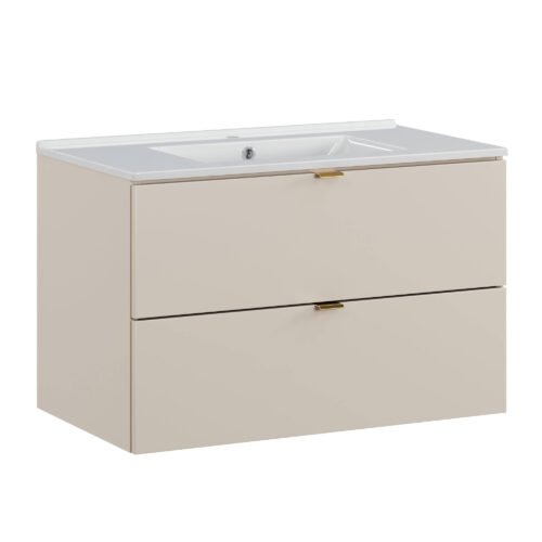 Vanity unit with washbasin, 80 cm, Dalia Cashmere