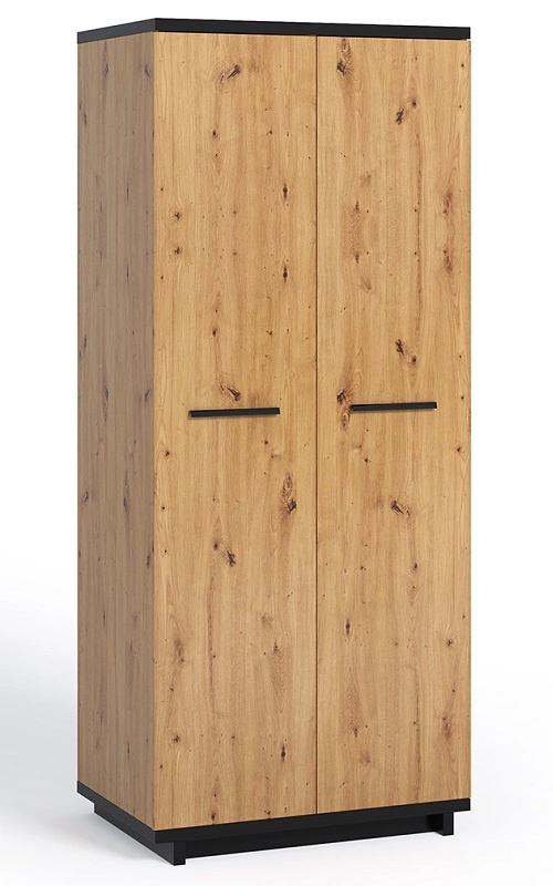 Simi GB Artisan oak/black bedroom furniture set. Modern design bedroom furniture set made of high quality laminated board - Image 2