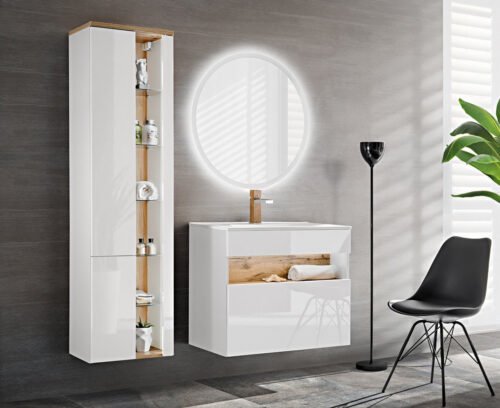 Bahama White bathroom furniture set