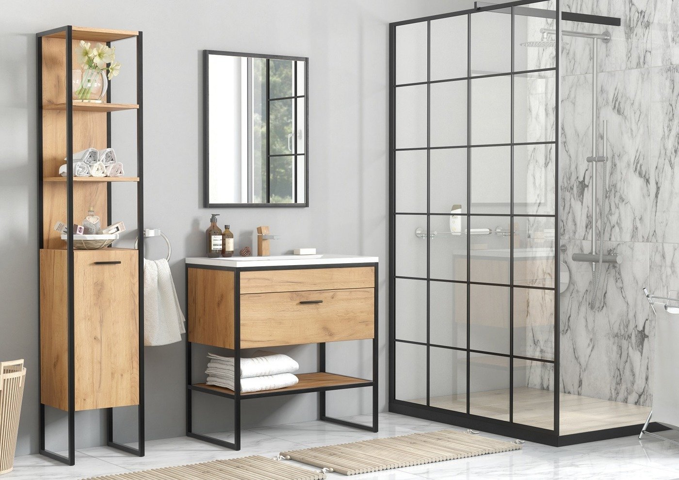 Brooklyn 821 bathroom furniture set