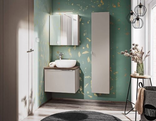 Santa Fe Taupe I Gray Bathroom Furniture Set