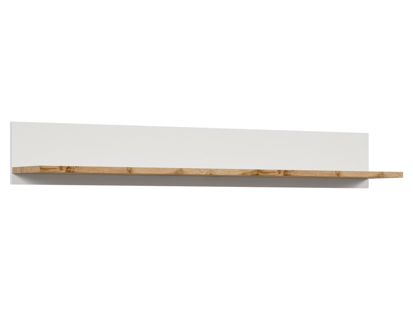 Shelf 156 HOLTEN 156 cm white/wotan oak