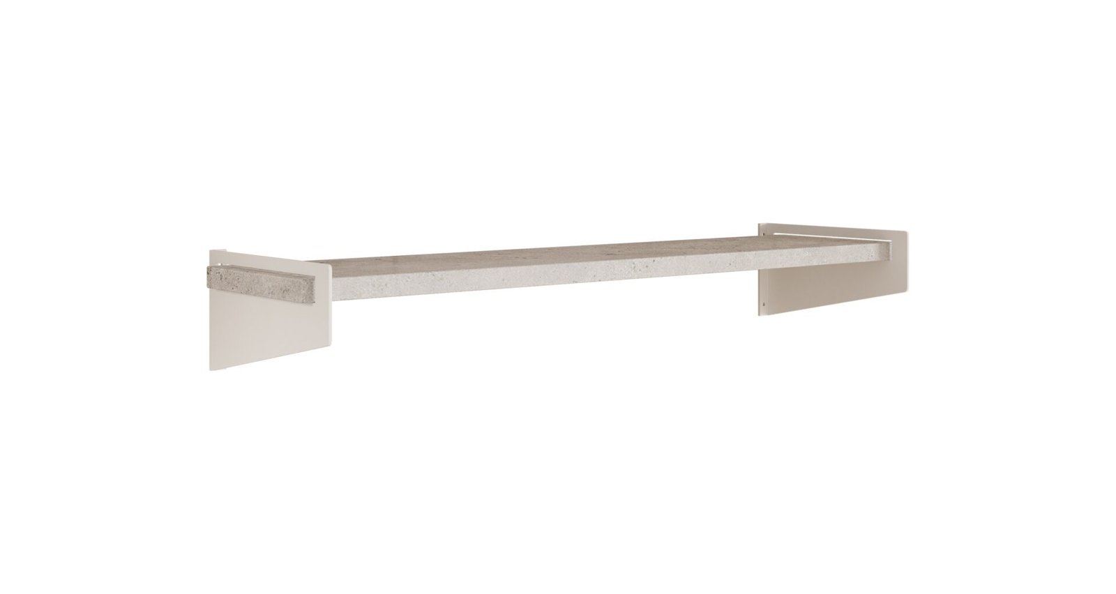 Ivi shelf, white/concrete, ADRK