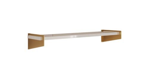 Ivi gold/white glossy shelf ADRK