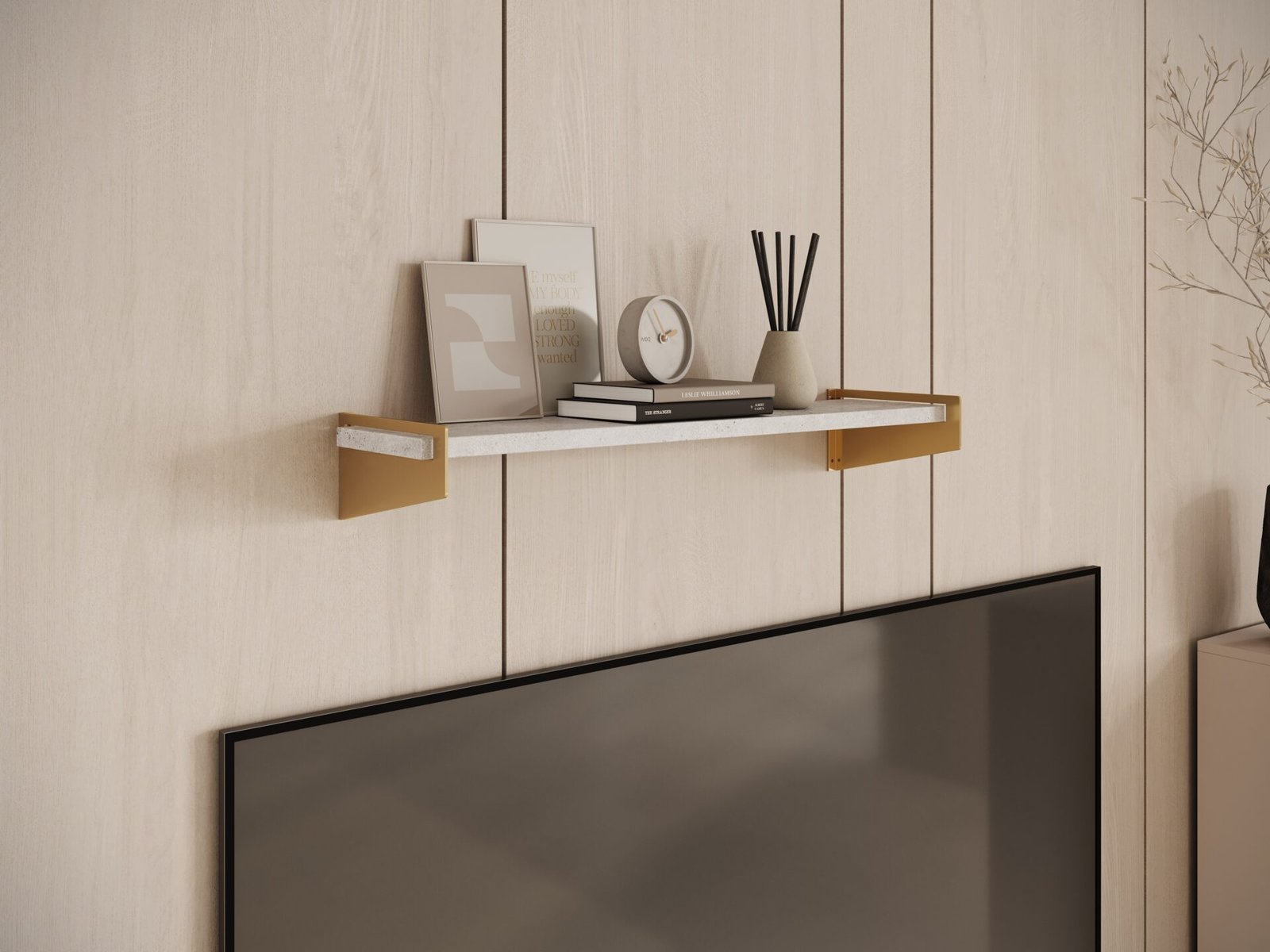 Ivi gold/concrete ADRK shelf - Image 2