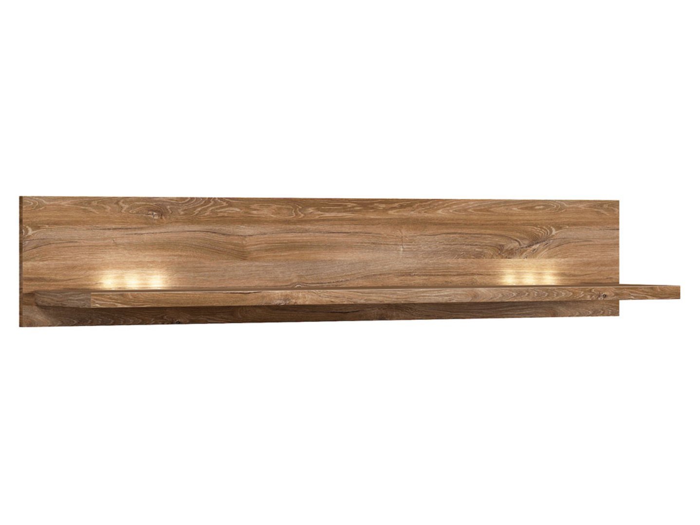 GENT bookcase 139 cm, oak color, Stirling color
