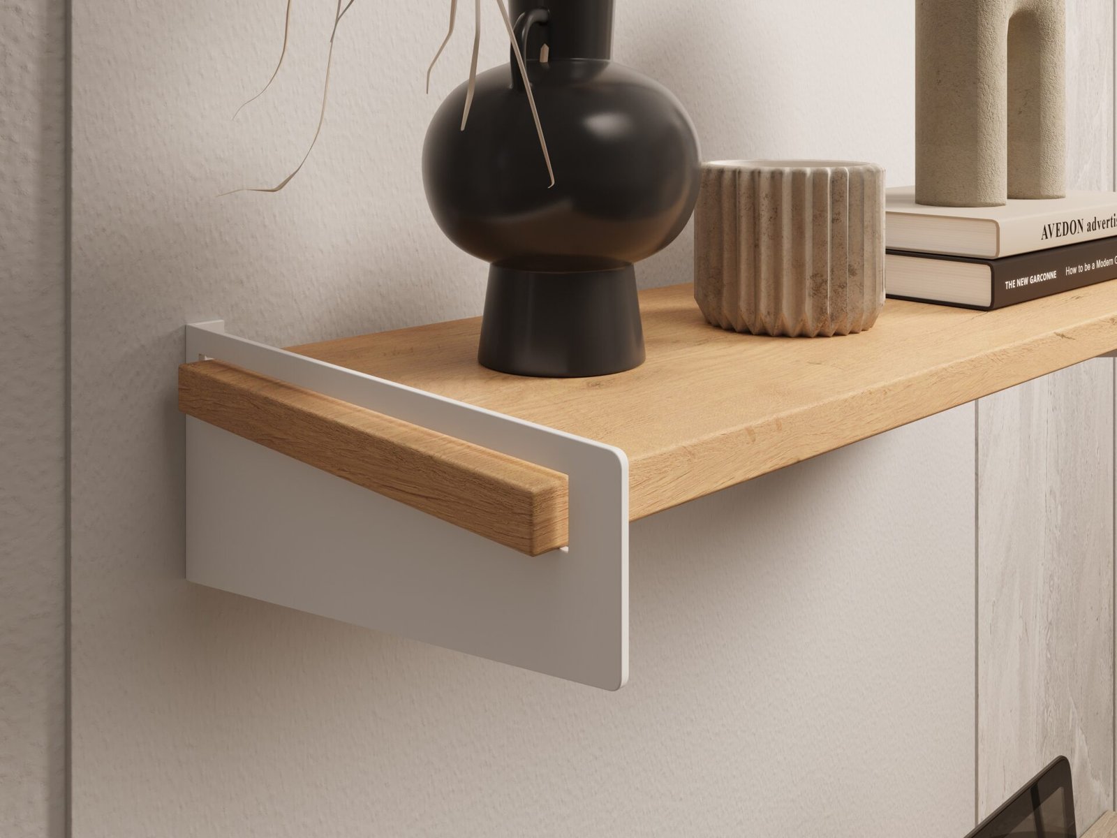 Ovo white/oak Lancelot ADRK shelf - Image 3