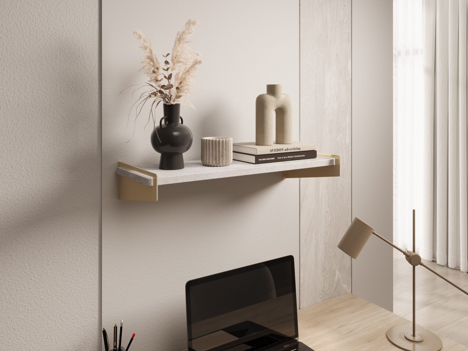 Ovo gold/concrete ADRK shelf - Image 2