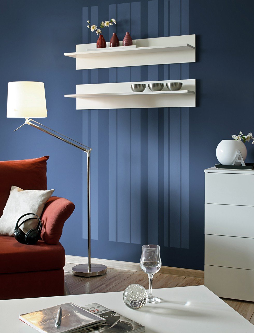 FLY hanging shelf, white ASM