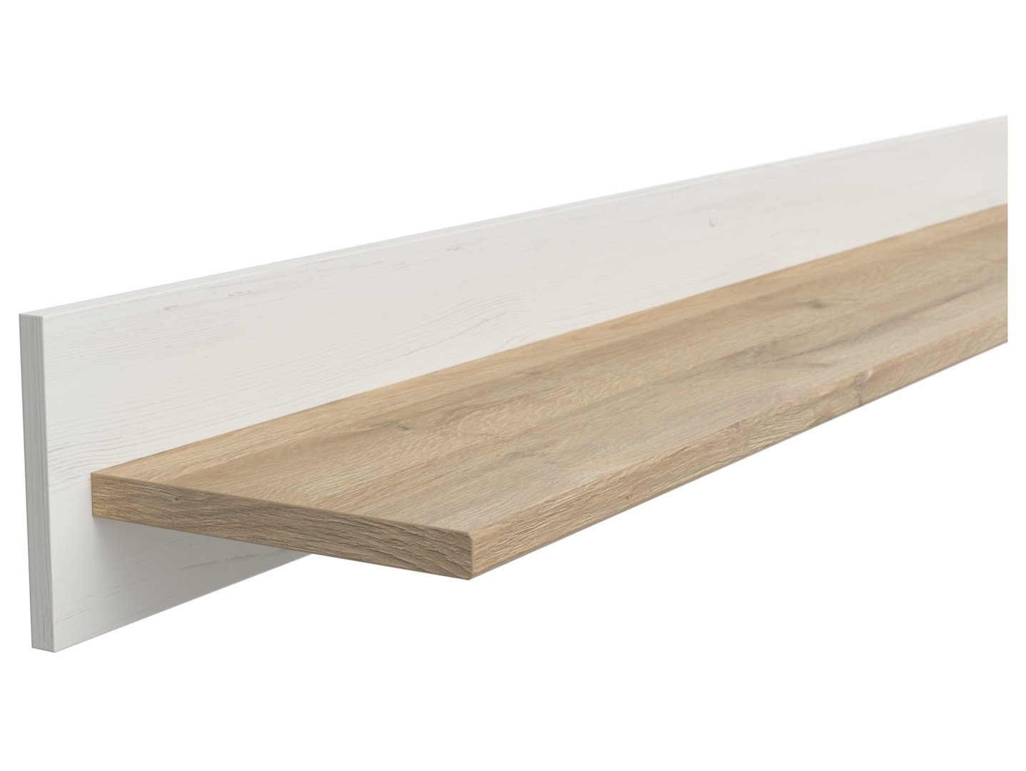 LOKSA hanging shelf 143 cm andersen pine white - Image 3