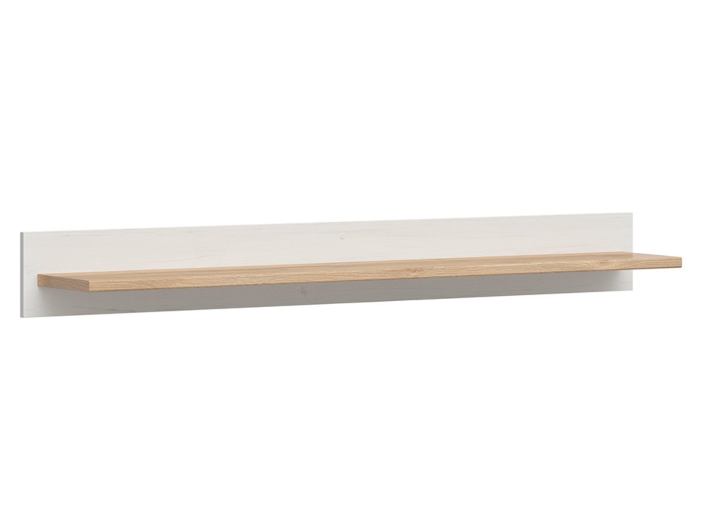 LOKSA hanging shelf 143 cm andersen pine white
