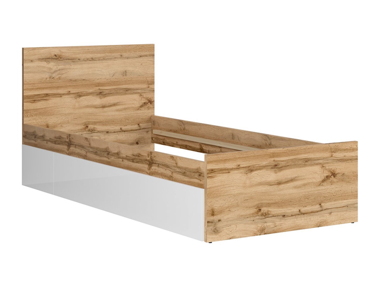 NUIS hanging shelf, 95 cm, oak color, Wotan - Image 2