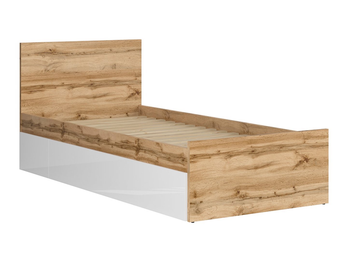 NUIS hanging shelf, 95 cm, oak color, Wotan - Image 4