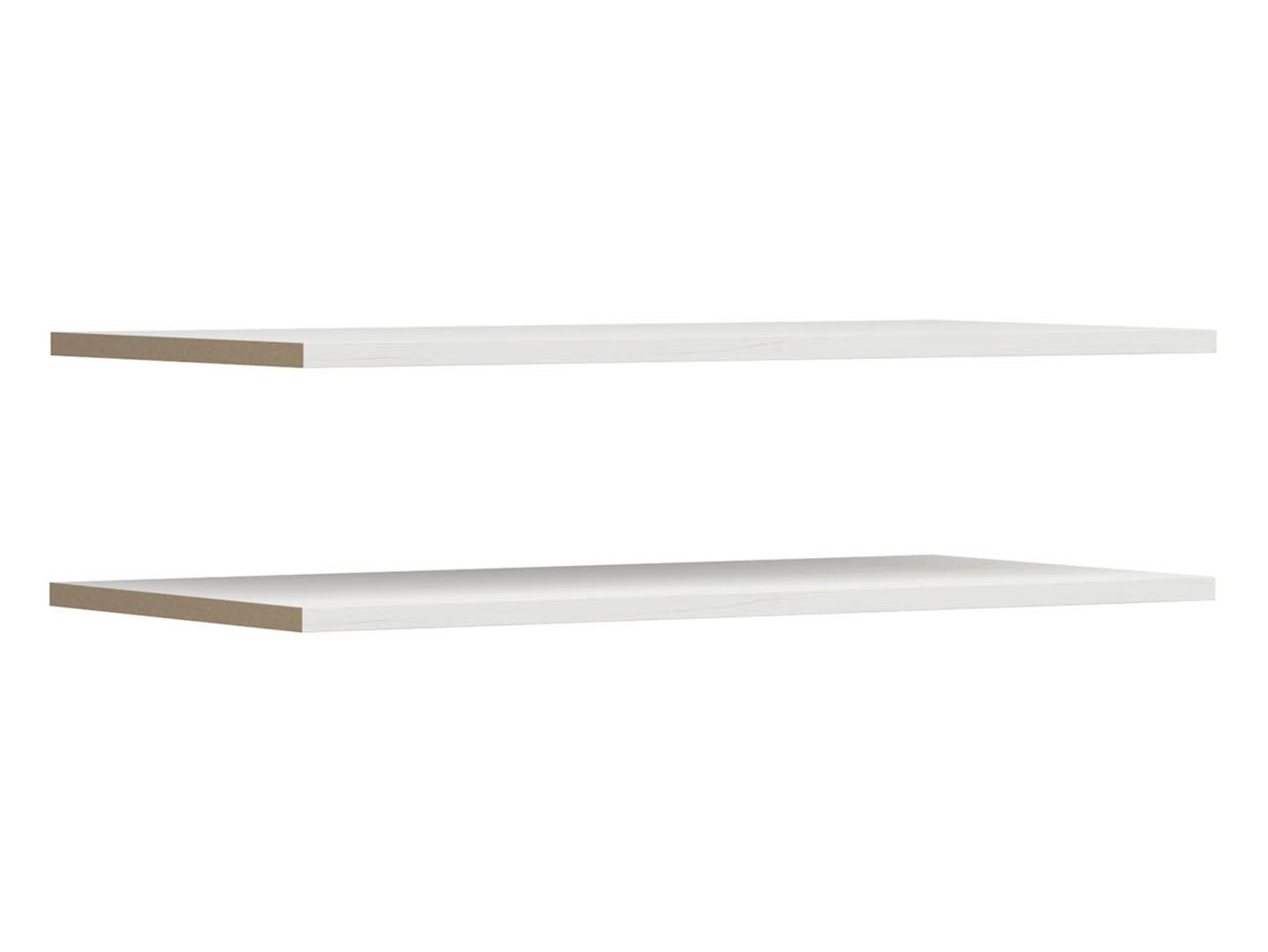 98 cm shelves for LOKSA sliding wardrobes, Andersen pine, white