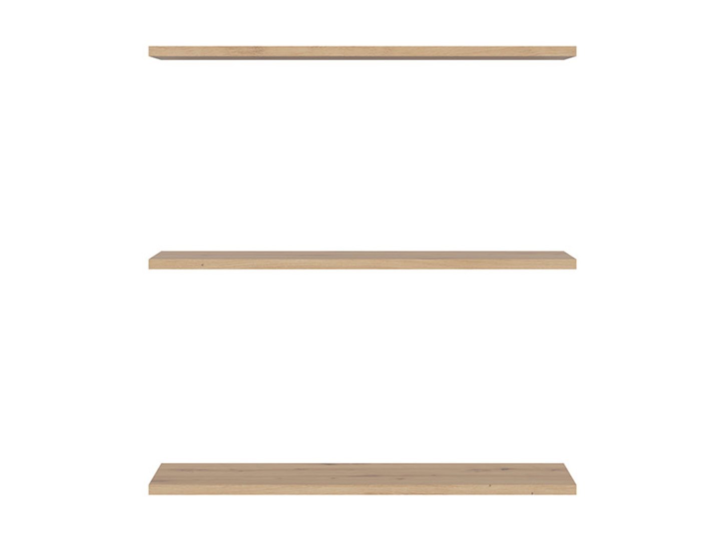 Two-door wardrobe SPACE OFFICE shelves, oak imitation