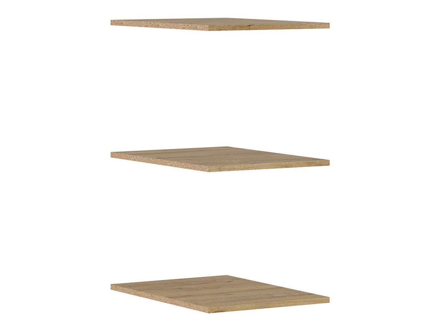 Shelves for ZENADA two-door wardrobe, Waterford oak
