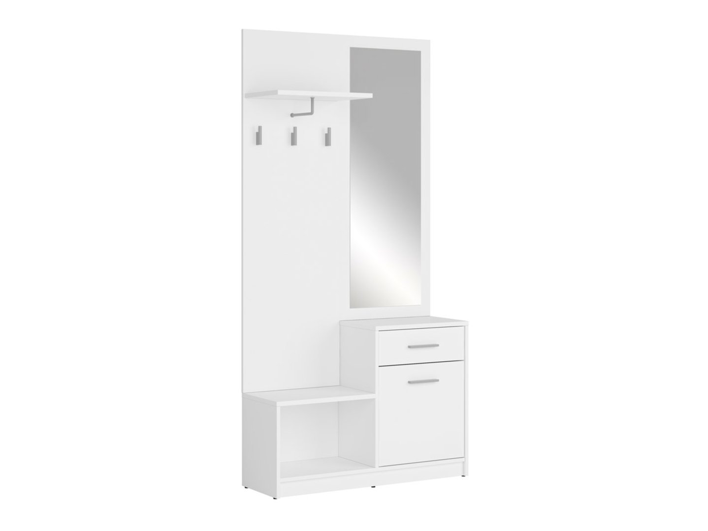 Hallway NEPO PLUS 90 cm white