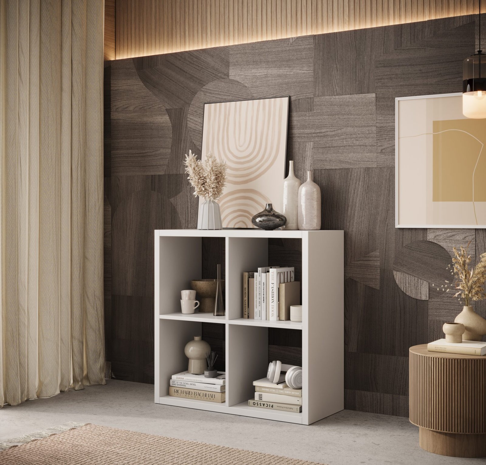 Cleo III bookshelf, white, ADRK - Image 2