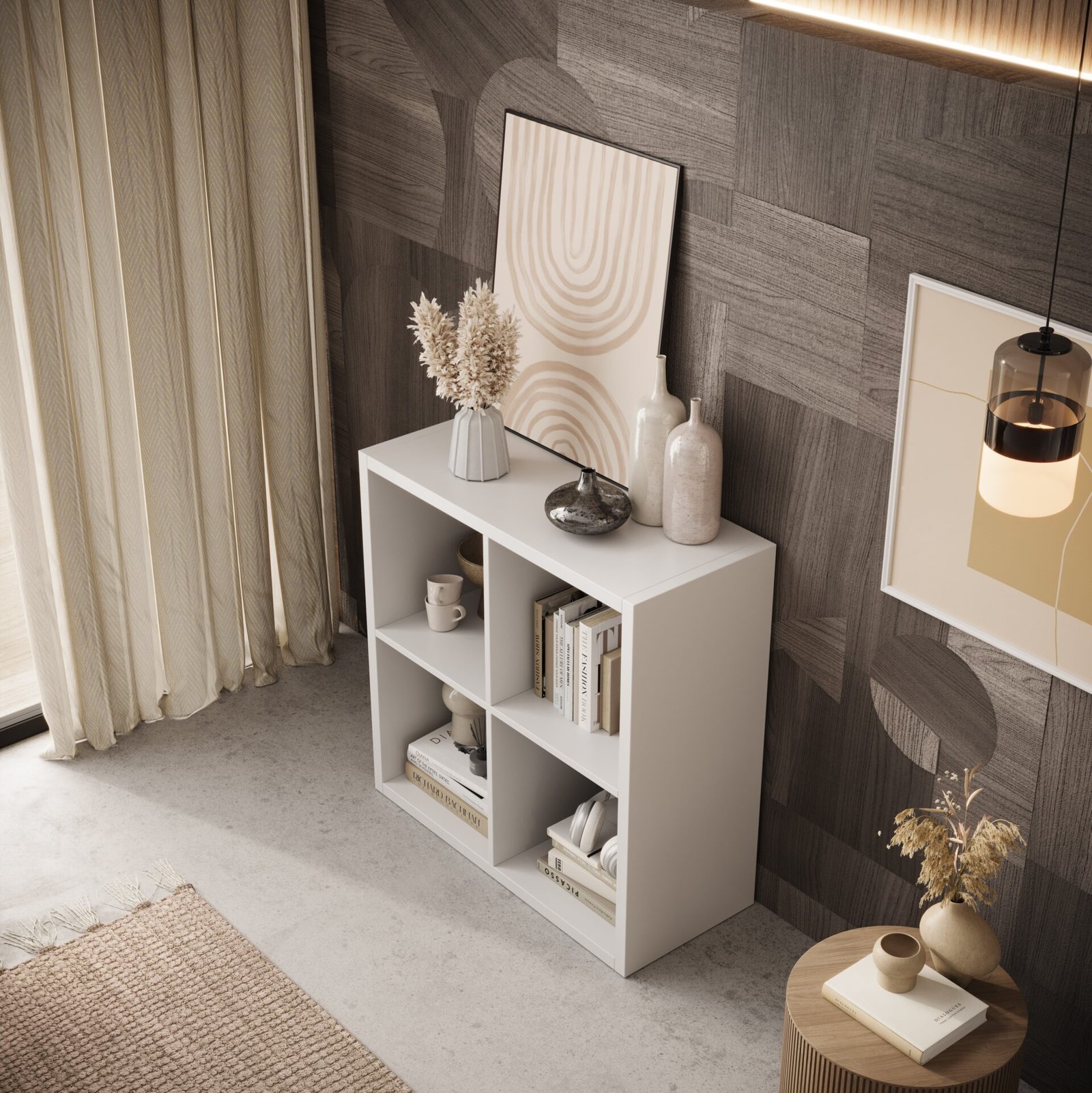 Cleo III bookshelf, white, ADRK - Image 3