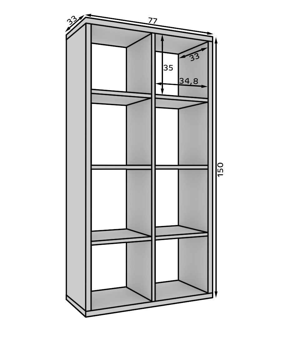 Cleo V Sonoma ADRK Bookshelf - Image 4