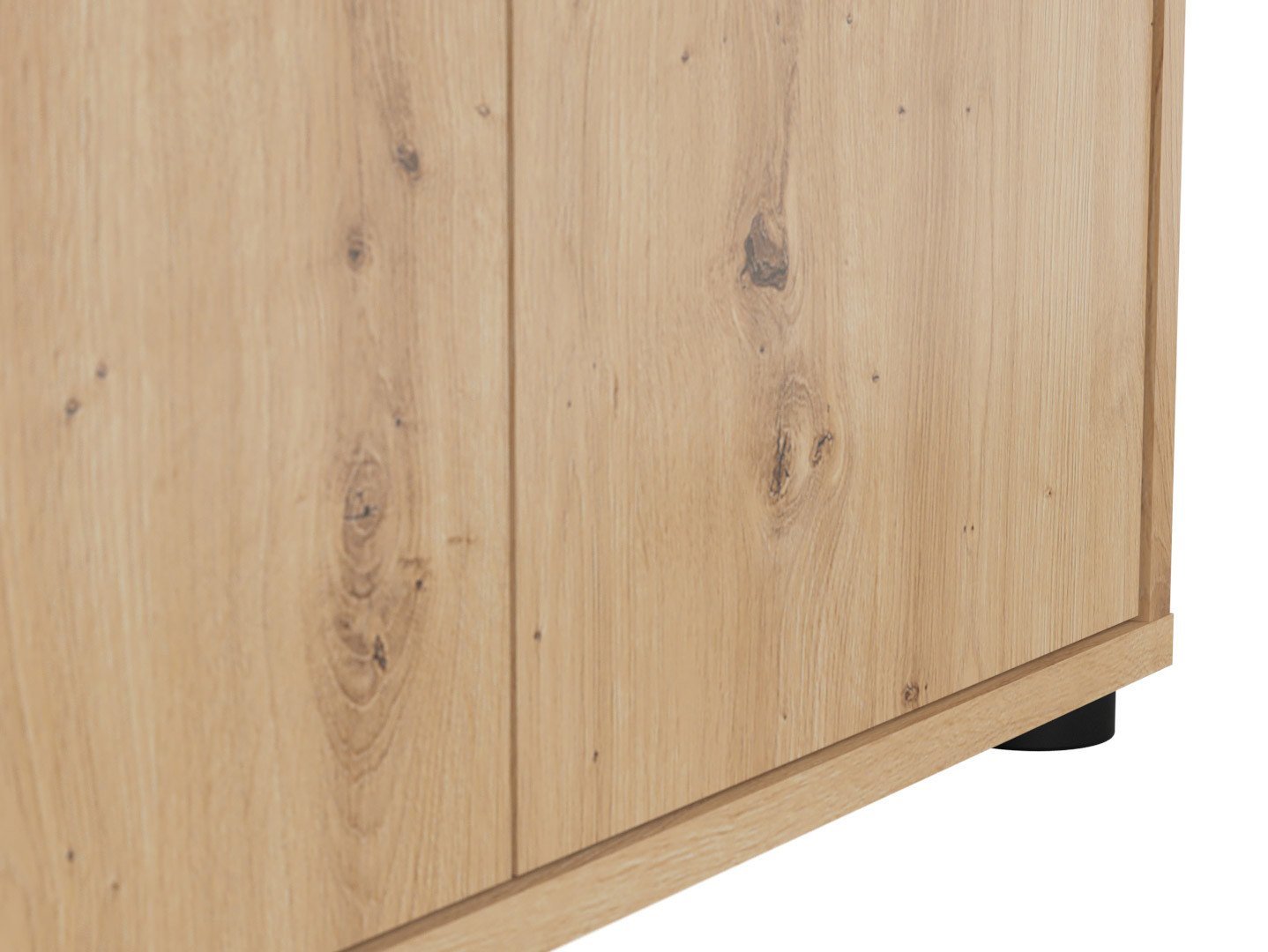 SPACE OFFICE 80 cm four-door closed bookcase, oak - Image 3