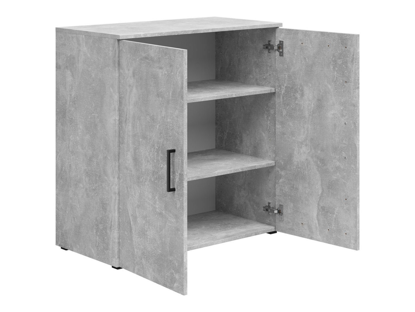 Two-door MultiDo cabinet, 80 cm, light, atelier
