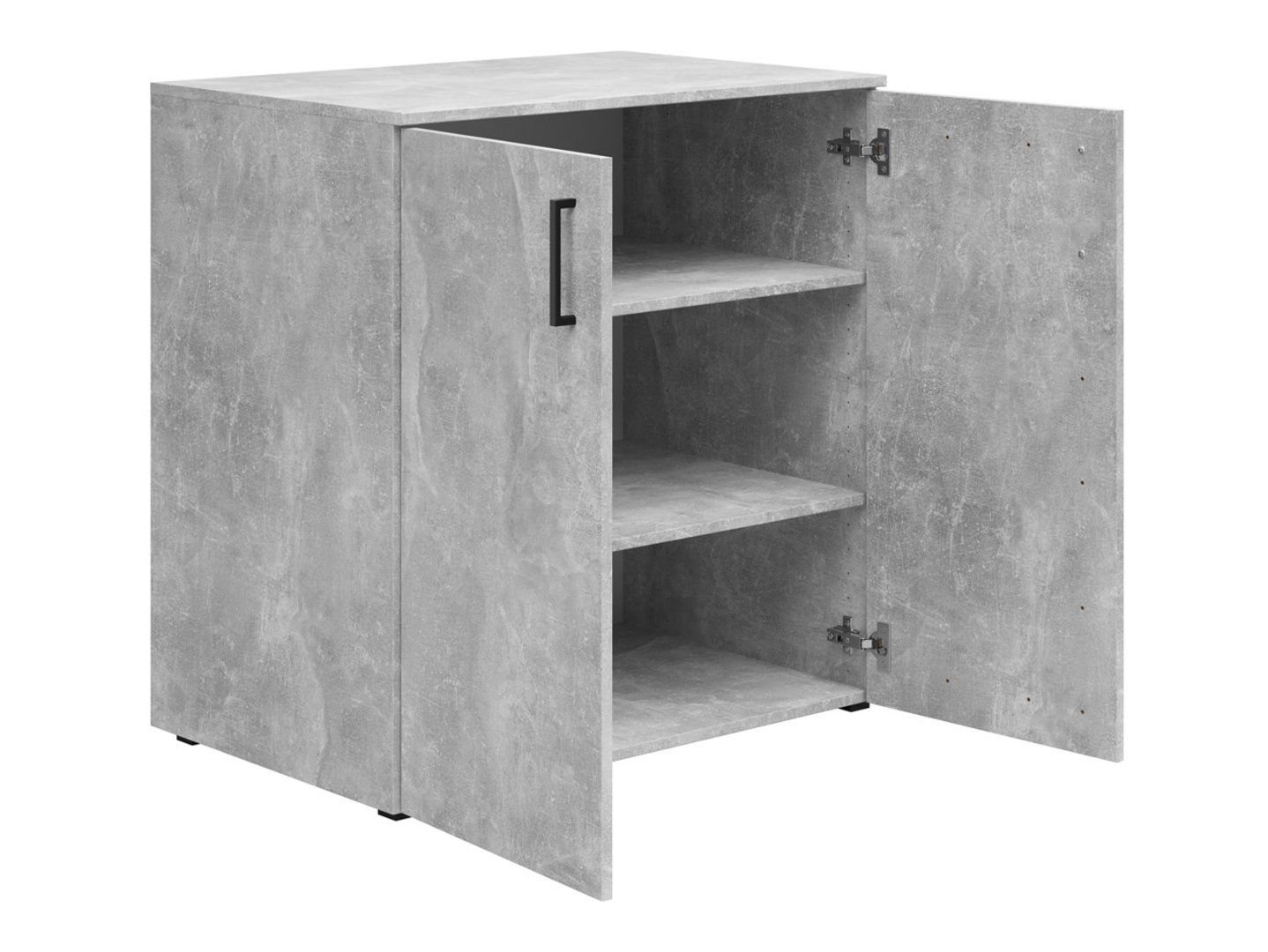 Two-door MultiDo cabinet, 80 cm, light, atelier