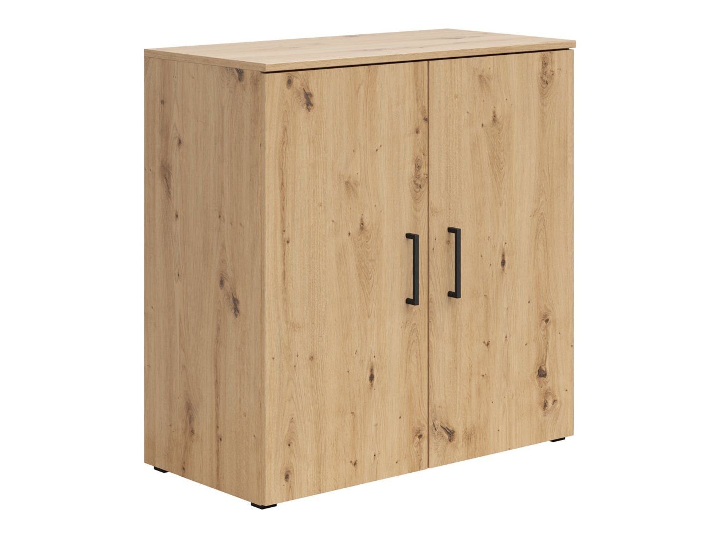 MultiDoo two-door cabinet, 80 cm, faux oak - Image 5