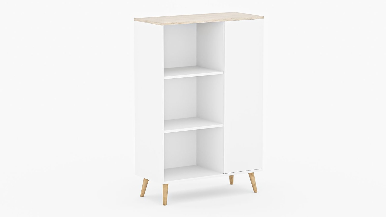 FONZI bookshelf 90x40 white/Sonoma ADRK