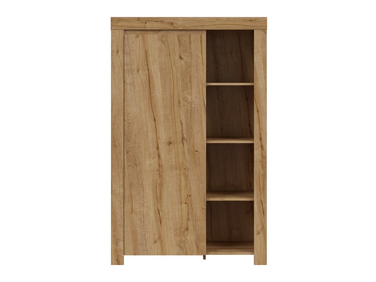 HOLTEN single-door bookcase, 98 cm, Waterford oak - Image 2