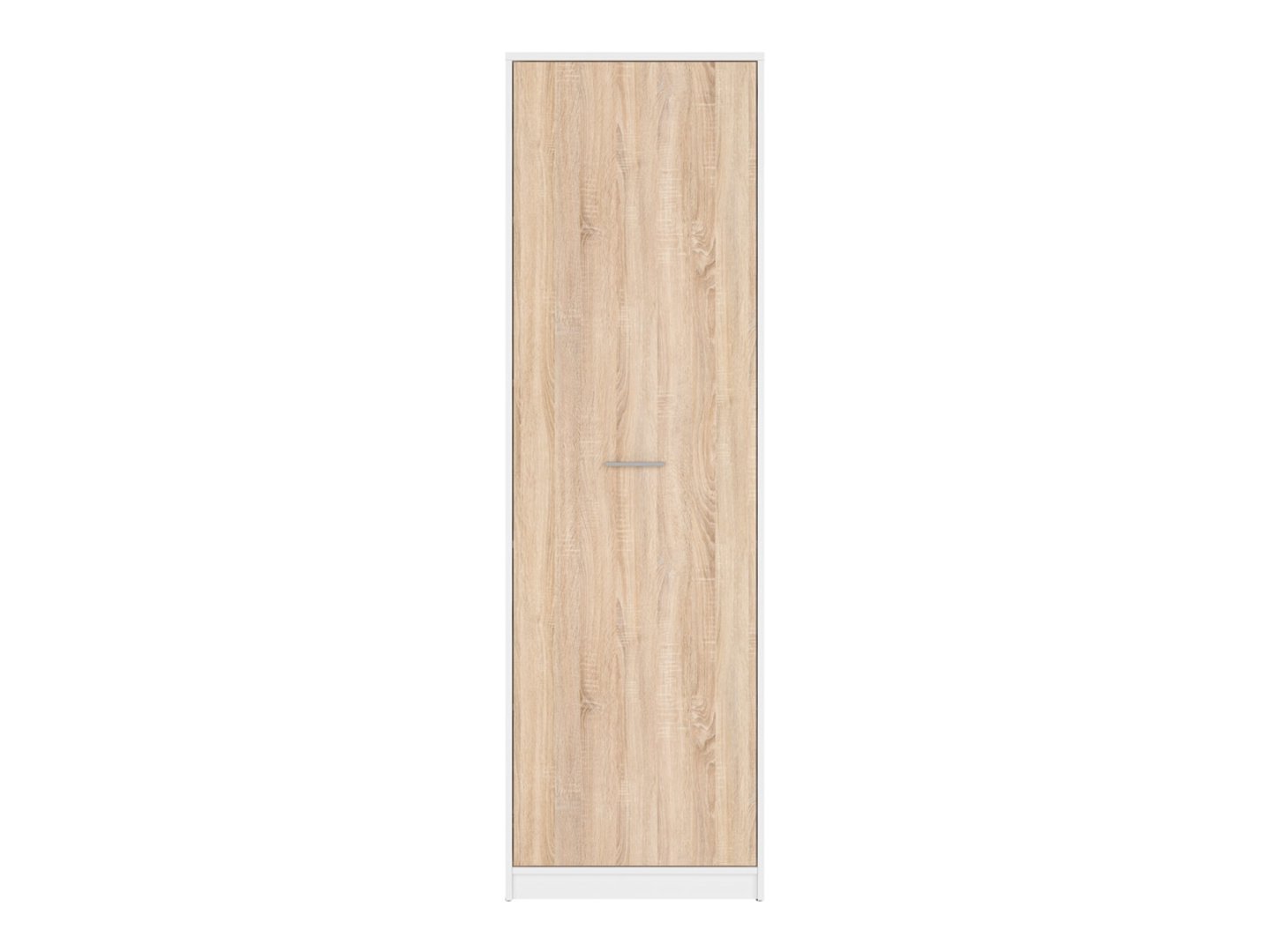 NEPO PLUS single-door bookcase, 60 cm, white/sonoma oak - Image 2