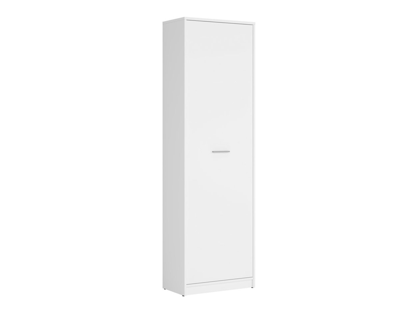 NEPO PLUS single-door bookcase, 60 cm, white