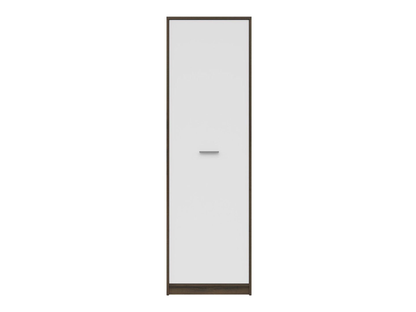 NEPO PLUS single-door bookcase, 60 cm, noble oak/white - Image 4