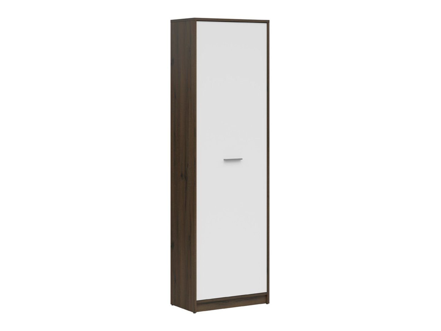 NEPO PLUS single-door bookcase, 60 cm, noble oak/white - Image 5