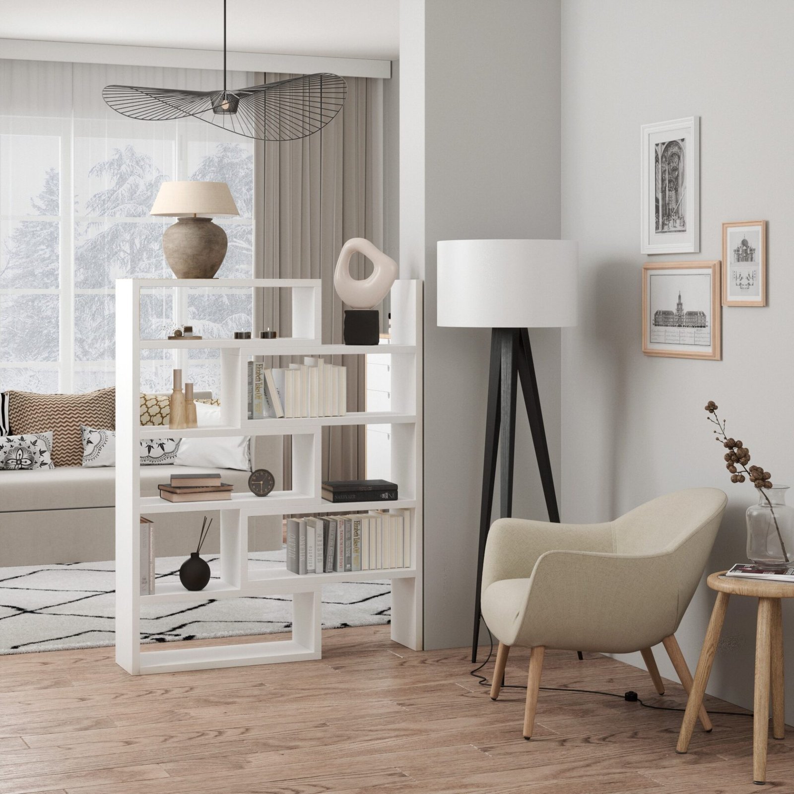 KARDAL white ADRK bookcase - Image 2