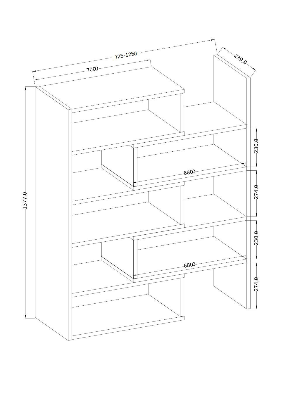 KARDAL white ADRK bookcase - Image 3