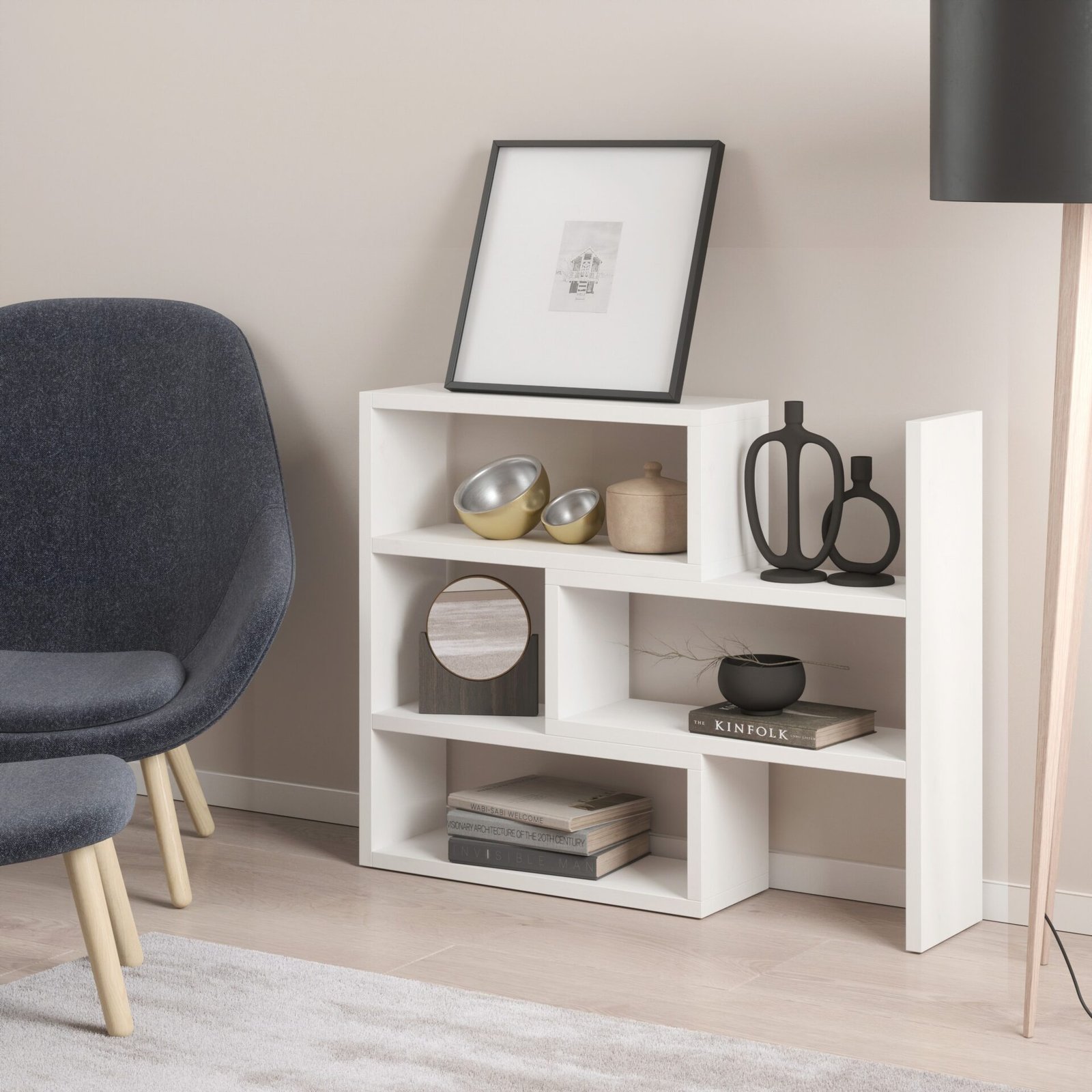 KARI white ADRK bookshelf - Image 2
