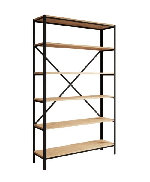 Ralph Black/Oak Lancelot ADRK bookcase