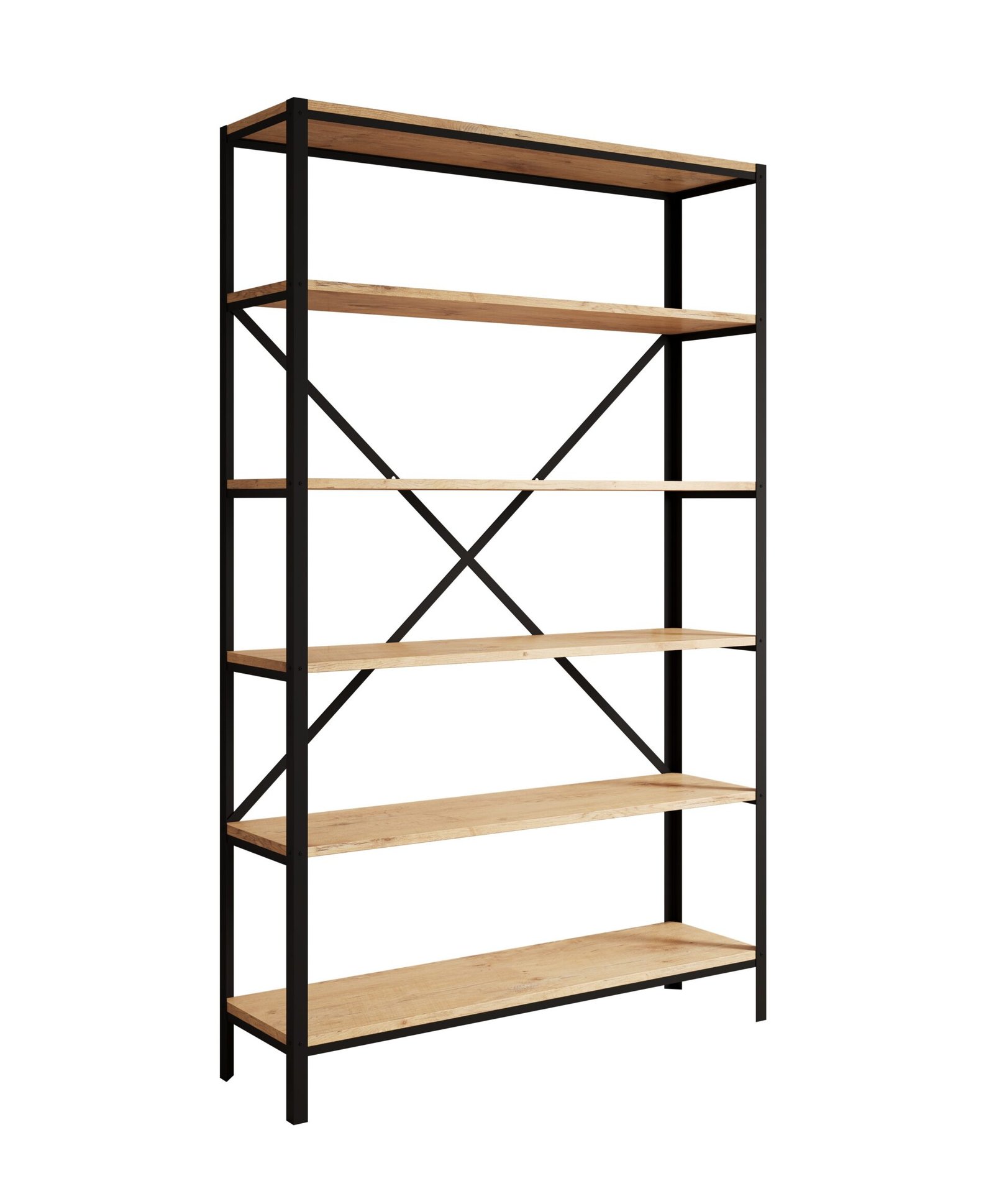 Ralph Black/Oak Lancelot ADRK bookcase