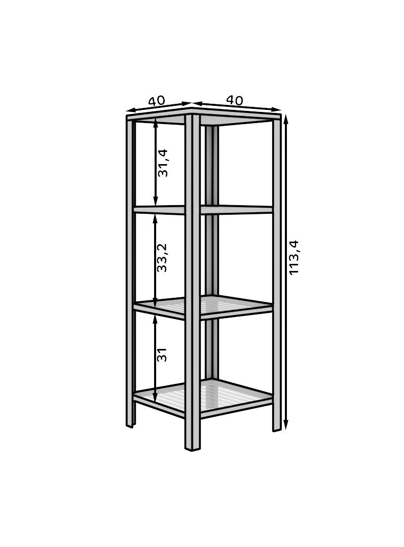 Reli Gold/Sonoma ADRK bookcase - Image 4