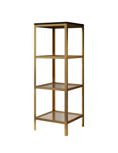 Reli bookshelf, gold/black, ADRK