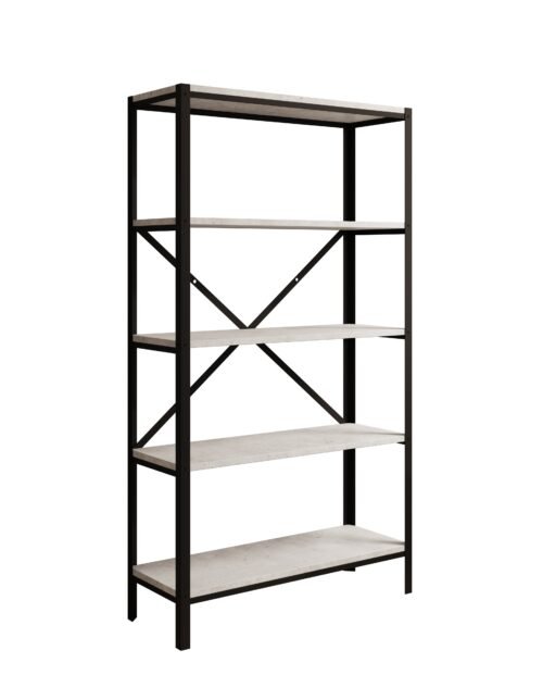 Rene black/concrete ADRK bookshelf
