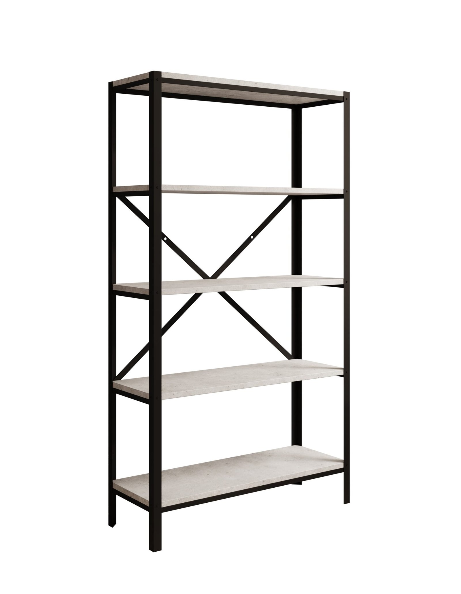 Rene black/concrete ADRK bookshelf
