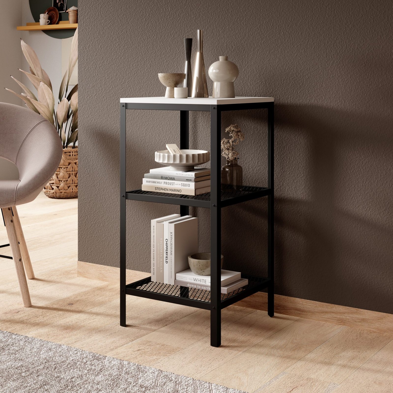 Rolin shelf black/matt white ADRK - Image 2