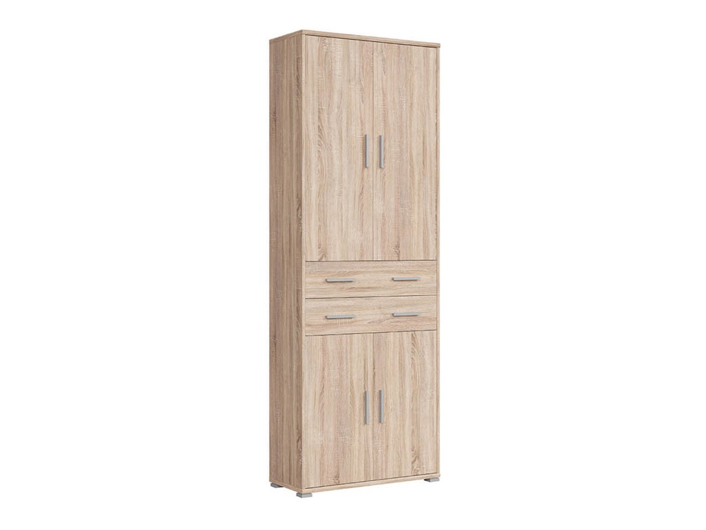 BRW OFFICE bookcase with doors and drawers, 79 cm, Sonoma oak