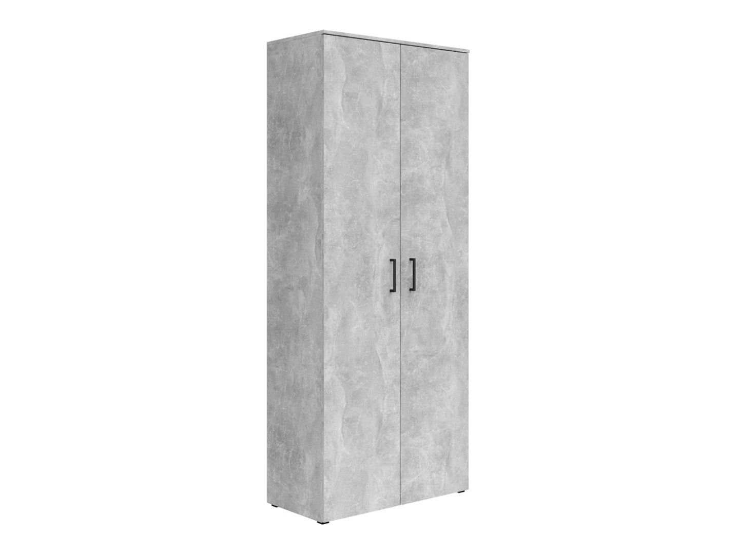 Closed two-door MultiDo bookcase, 80 cm, light color, atelier - Image 5