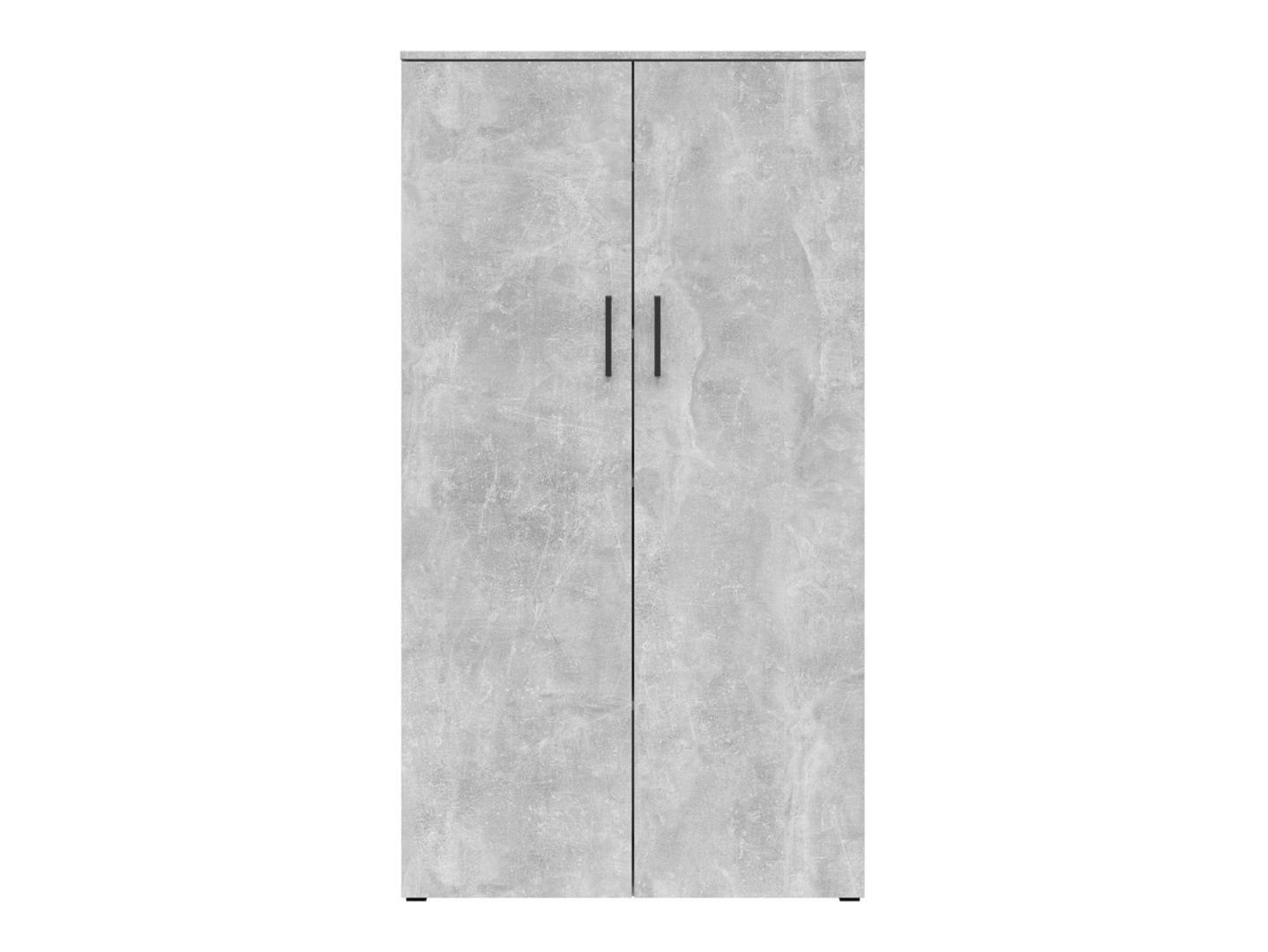 Closed two-door MultiDo bookcase, 80 cm, light color, atelier