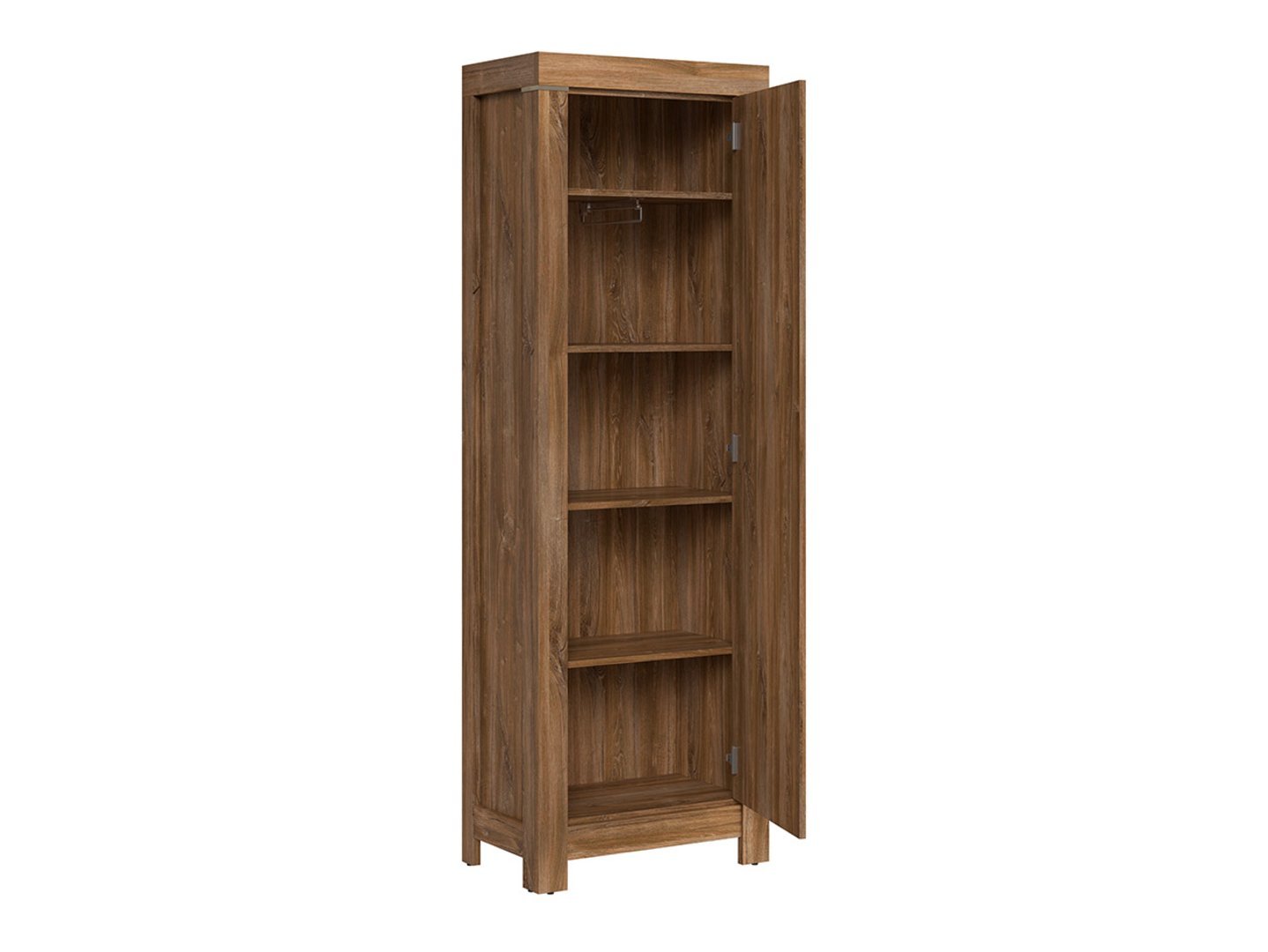 GENT single-door closed bookcase, 66 cm, oak color, Stirling wood - Image 3